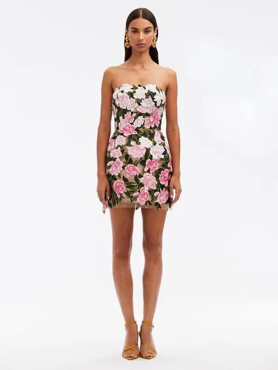 Oscar de la Renta Dresses & Skirts - Oscar de la renta gardenia cocktail dress